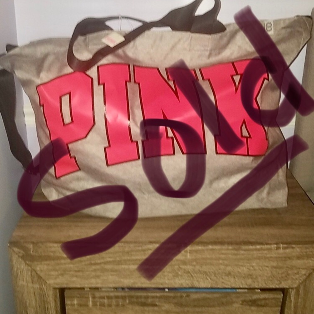 Pink Victoria's Secret Huge Trave Bag